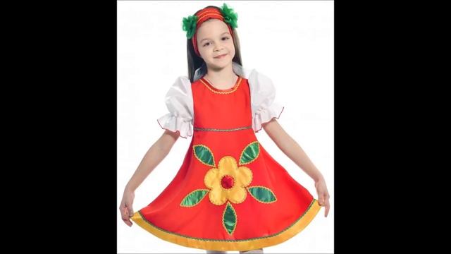 Костюм Народный Танцевальный для девочек — Магазин GrandStart.ru ❤️