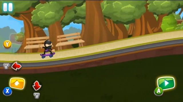 Skater Boys - Skateboard Games "Cheerful skateboarder"
