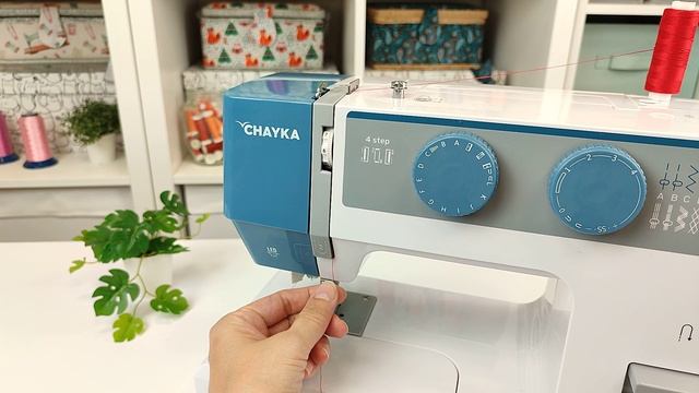 CHAYKA SewLux 200. Заправка верхней нити