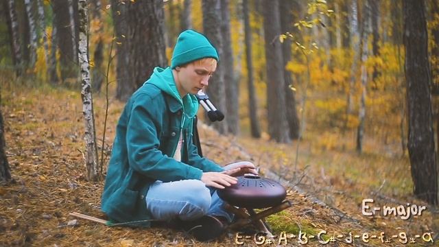 Двухсторонний Глюкофон “CONTRAST”(B-minor & E-mix)- Double Side Steel Tongue Drum, tank drum