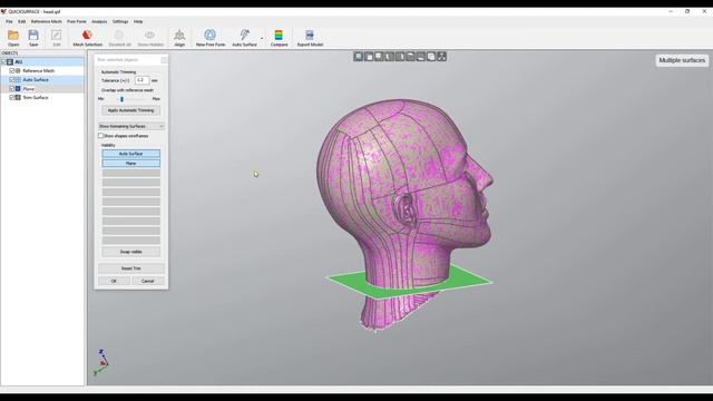 QS Tutorials_ Slicing free form - How to do Reverse Engineering with QUICKSURFACE