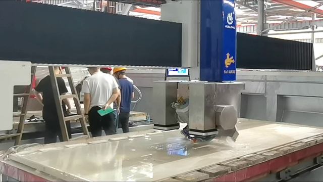 5+1 осевая мостовая пила с ЧПУ