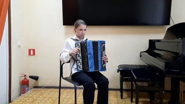 "Как под горкой под горой" Рус нар песня, исполняет Григорова Елизавета