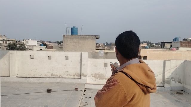 Hitting a balloon 🎈 with a slingshot