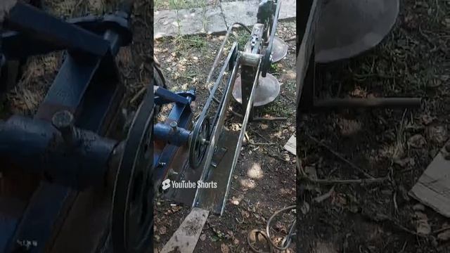 Роторная косилка к самодельному мини трактору