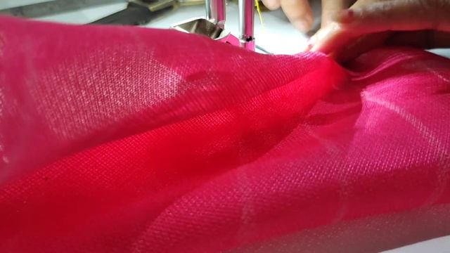 Cross piece cutting simple method 😌#anna #garments #youtube#saree #piping #simple #sareepiping
