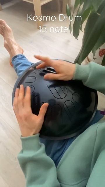 Игра на New Wave 15 (лепестковый барабан - 15 нот, глюкофон, handpan, steel tongue drum, happy drum)