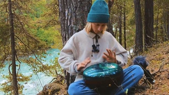 Игра на WOODY DRUM (новый вид язычкового барабана с деревянным корпусом) глюкофон, steel tongue drum