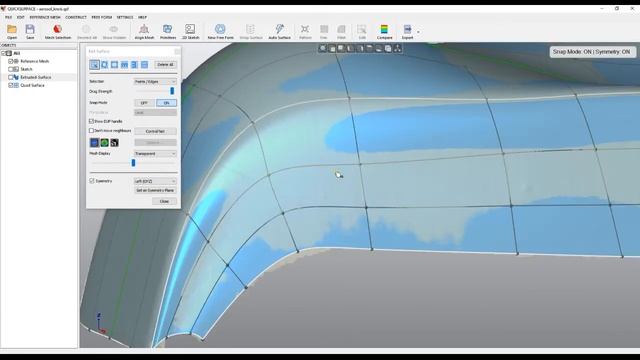 QS Tutorials_ Snap Mode - How to do Reverse Engineering with QUICKSURFACE