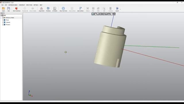 QS Tutorials_ Align object in space - How to do Reverse Engineering with QUICKSURFACE-1