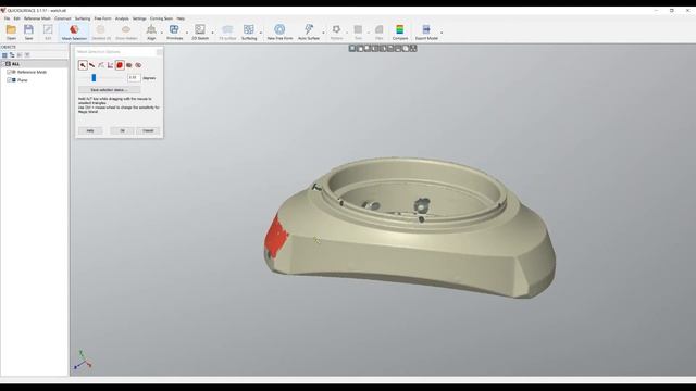 QS Tutorials_ Fit primitives with deviation control -How to do Reverse Engineering with QUICKSURFACE