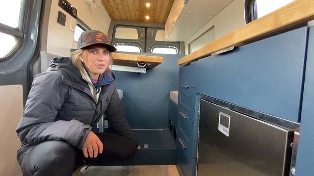 VAN TOUR | Custom Van Build w/ five panel cabinetry | Rossmönster Vans | 137