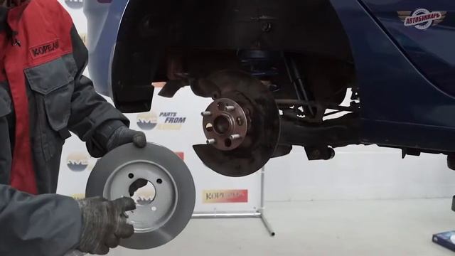 Замена задних колодок и дисков на Hyundai Solaris
