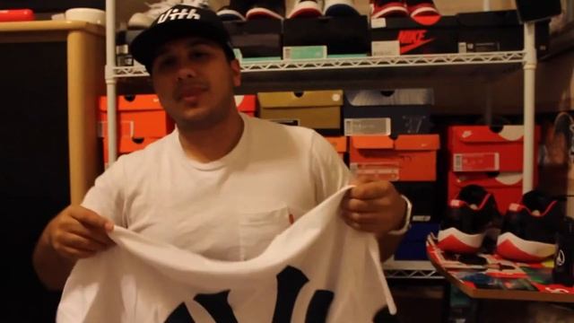 supreme New York Yankees box logo unboxing