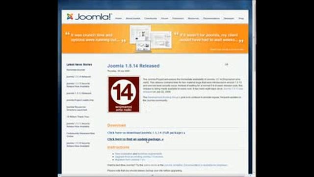 Anleitung Joomla updaten, Joomla richtig updaten by  Radar Media Group