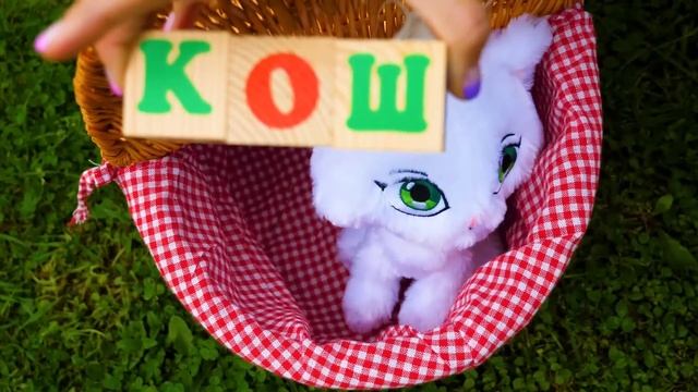 Видео с игрушками для детей. Давай почитаем с Капуки Кануки -  Маша и КОШКА