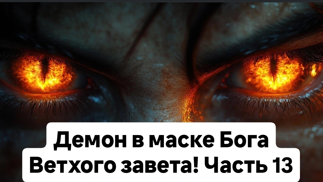 Демон в маске Бога Ветхого завета! Часть 13