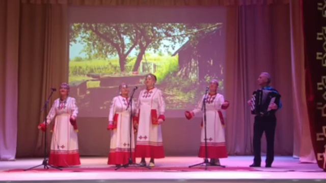 Малый состав народного чувашского фольклорного ансамбля «Çăлкуç» Базлыкского СМФК