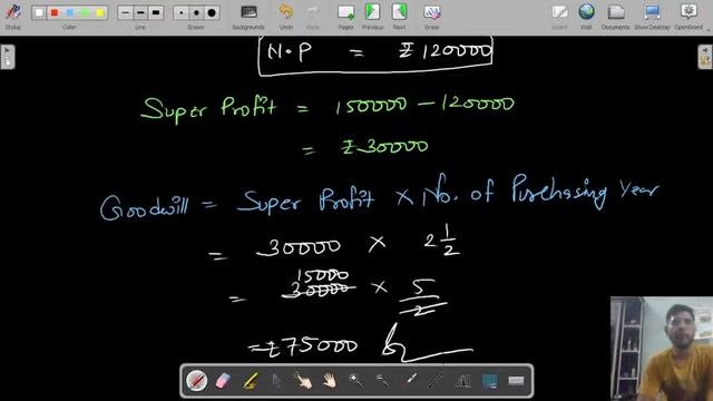 Financial Accounting | Partnership Accounts | Valuation of Goodwill | Numerical #2 |