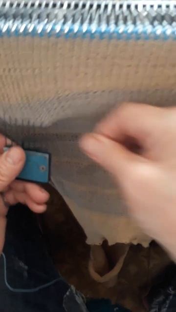 Knitting the back after folding.Вязание спинки после подгиба. #knitted #knittingforbeginners