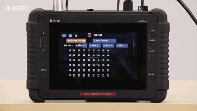ASTRODESIGN, Inc. Product PR Video - HDMI 2.0 Portable Analyzer VA-1844A (Part 2. Details)