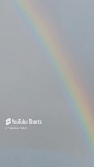 Огромная радуга над Москвой