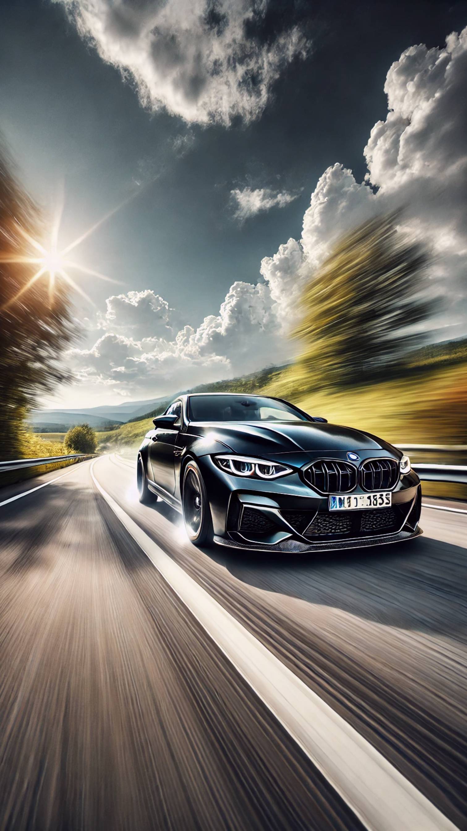 Элегантный BMW в движении! Скорость и стиль