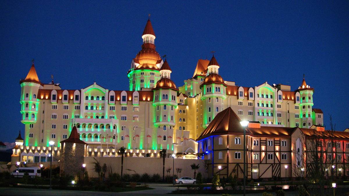 Вечером в Олимпийском парке