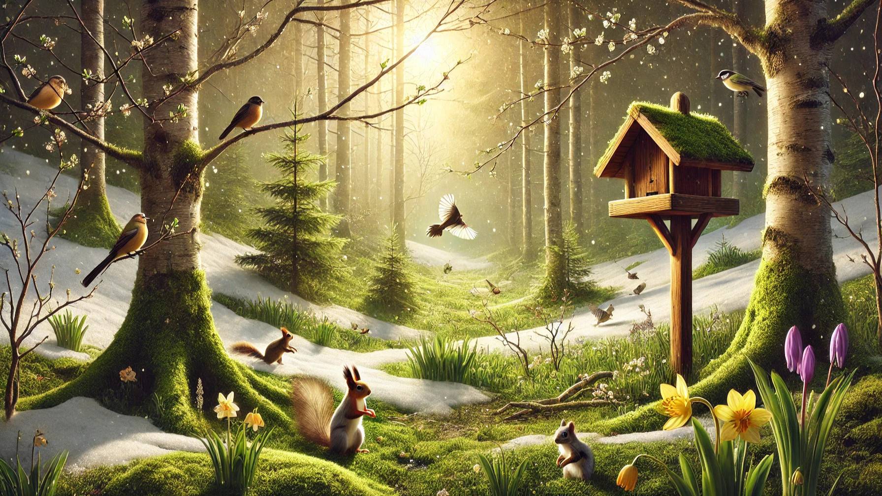 Весений лес онлайн   #Relaxing #природа #звуки леса #птицы  #погода