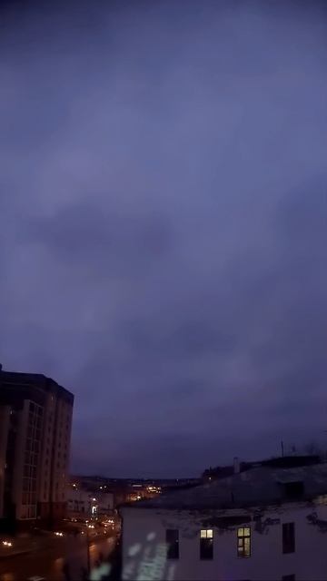 Город засыпает