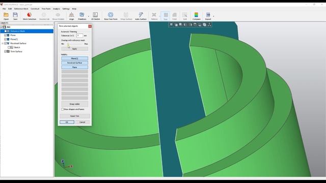 QS Tutorials_ Automatic Trimming - How to do Reverse Engineering with QUICKSURFACE