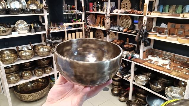 Кованая поющая чаша Plain antique ( 15 см, нота: Фа, 349 Гц ) / Singing Bowl / shamanic.moscow
