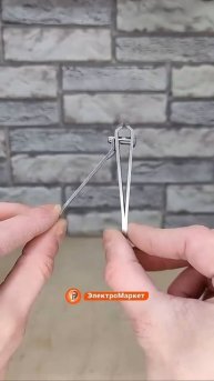 Как легко снять изоляцию с провода? #электрика #лайфхак #полезныесоветы #лайфхаки