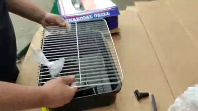 Гриль угольный портативный. Первый взгляд.