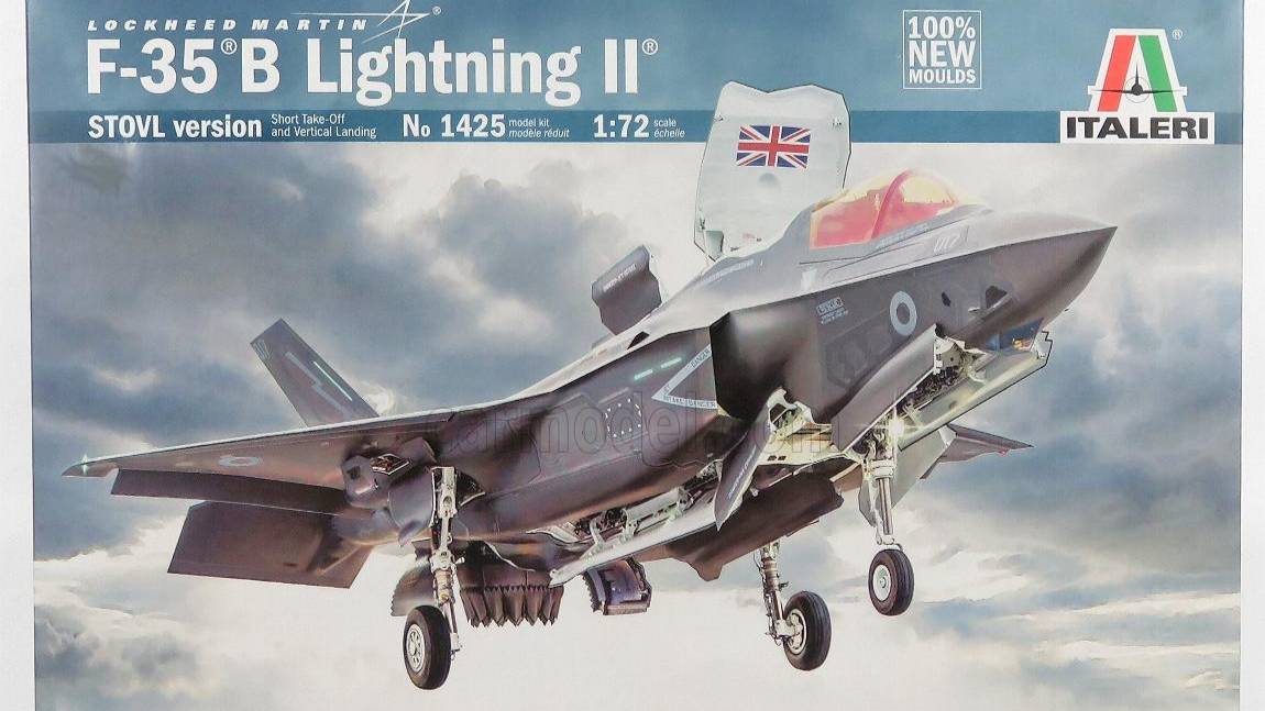 Распаковка Italeri 1/72 1425 F-35B Lightning II (Stovl Version)