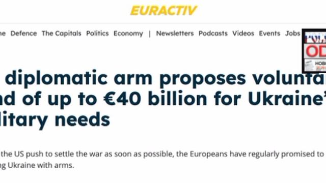 ‼️🇪🇺🇺🇦Евросоюз просит желающих добровольно оказать Украине военную помощь в 20-40 млрд евро🤣