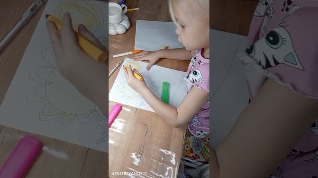 Рисуем цветочек