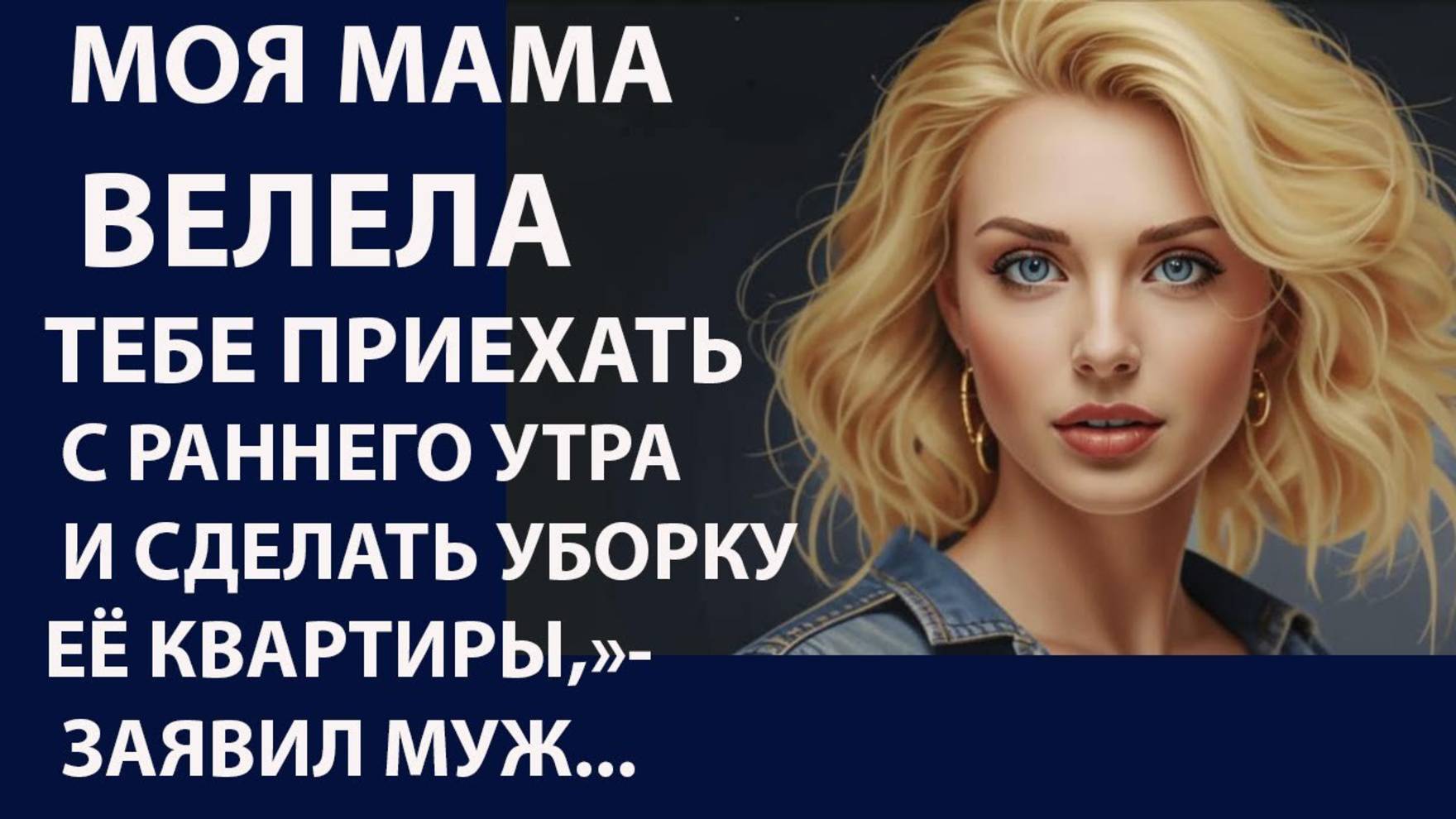 Мама велела тебе приехать