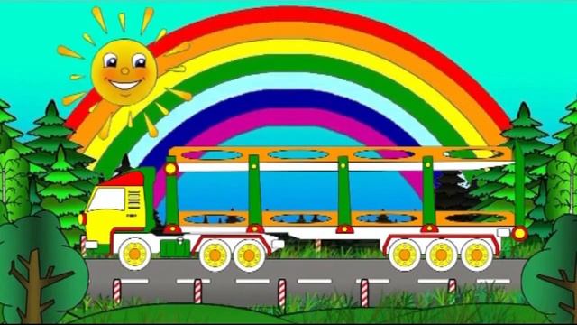 Развивающие мультфильмы про машинки. Волшебная Радуга. Автовоз