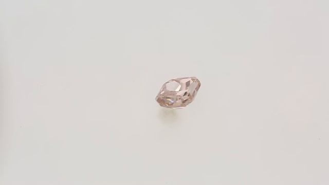 Fancy Orangy Pink 0.59 Carat GIA Certificate Radiant Shape