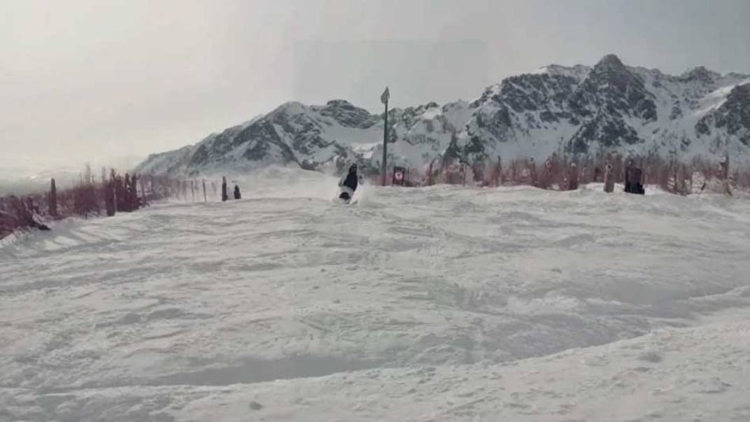 В горах Сочи открылась первая могульная трасса