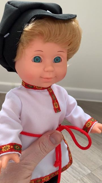 Кукла Митя в русском национальном костюме