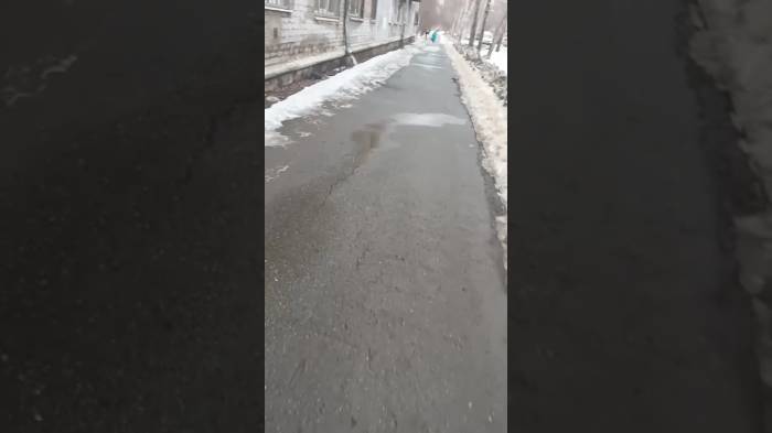 прогулка по слякоти