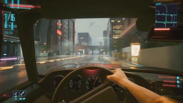 Cyberpunk 2077 | City Centre Race | Porsche 911