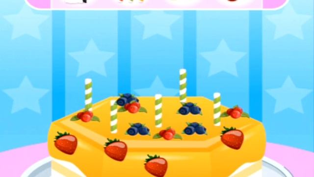 Готовим еду - приложение Cake Maker Kids - торт