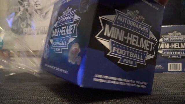 Dan D's 2018 Leaf Mini Helmet Football Box Break