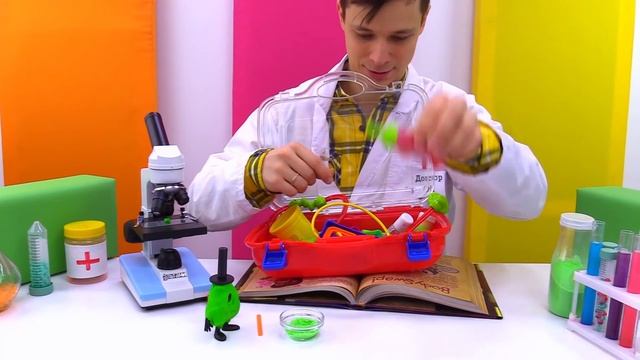 Игры с доктор Ой - Билл Шифр из Гравити Фолз превратился в лягушку