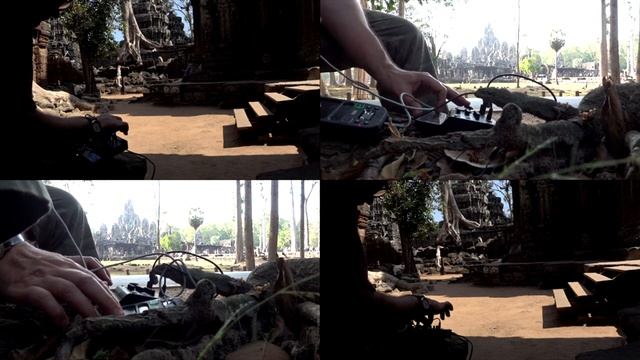 #jamuary2024 Day 14 ‘Temple of Doom’ with Behringer Pro VS Mini at Ta Krohm and Bayon
