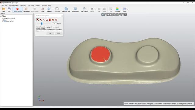 QS Tutorials_ SnapMode Options - How to do Reverse Engineering with QUICKSURFACE