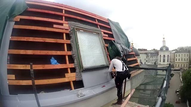 Изготовление оклада мансардного окна